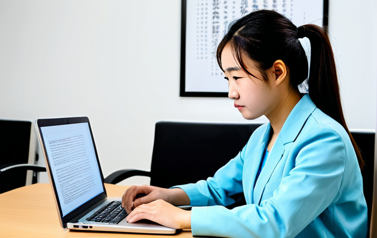 A focused young adult, of ethnically ambiguous appearance, seated confidently at a clean, modern study desk in a well-lit, quiet room. They are wearing professional, modest clothing. In front of them is an open textbook or a laptop displaying a simulated exam interface with Chinese characters. Their expression is determined and composed, reflecting a deep understanding and readiness gained from extensive practice. The scene conveys a sense of achievement and readiness for high performance. safe for work, appropriate content, fully clothed, professional, perfect anatomy, correct proportions, natural pose, well-formed hands, proper finger count, natural body proportions.